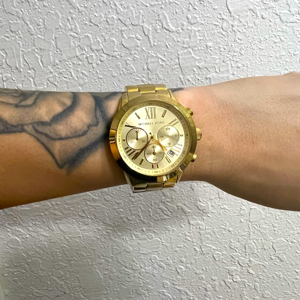 Michael Kors gold stainless steel MK-5777